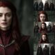imagesize:2160x3840 game of thrones red woman: Visual Storytelling